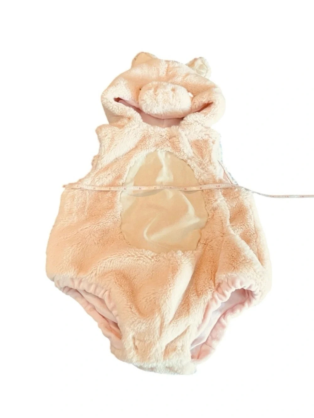 Pottery Barn Pink Plush Pig Baby Costume Size 6-12 Months